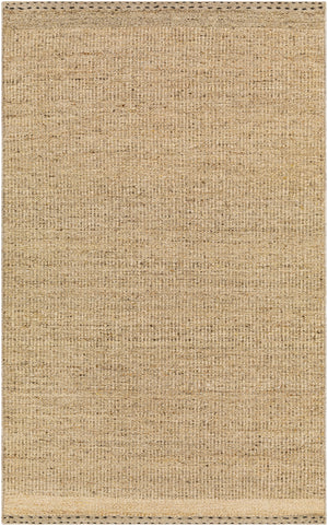 Sadie SID-2300 Cottage Wool Rug SID2300-81012 Tan, Beige, Charcoal, Dark Brown, Medium Gray 100% Wool 8'10" x 12'