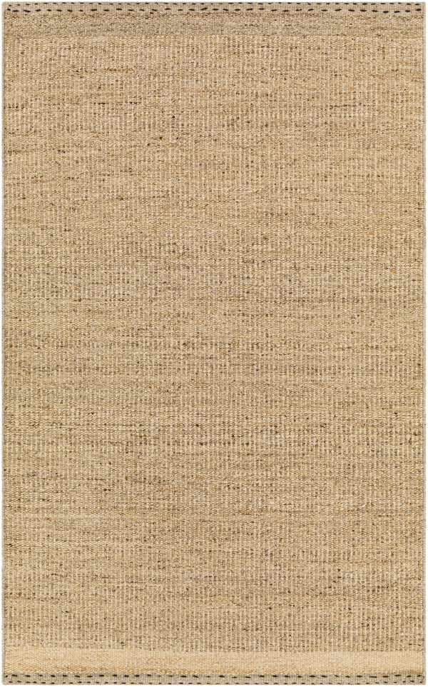 Sadie SID-2300 Cottage Wool Rug SID2300-81012 Tan, Beige, Charcoal, Dark Brown, Medium Gray 100% Wool 8'10" x 12'