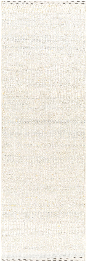 Sadie SID-2301 Cottage Wool Rug SID2301-268 Beige, Cream, Charcoal 100% Wool 2'6" x 8'