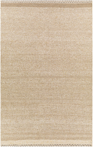 Sadie SID-2304 Cottage Wool Rug SID2304-81012 Cream, Beige, Taupe, Charcoal 100% Wool 8'10" x 12'