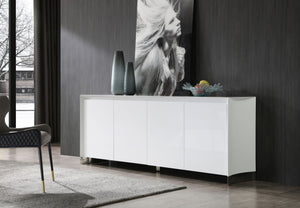 VIG Furniture Modrest Siena - Modern White High Gloss Buffet VGVCG0920-WHT-BUF