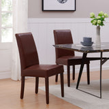 Hartford Bicast Leather Dining Chair - Set of 2