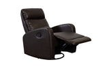 Porter Designs Marshall Swivel Transitional Recliner Brown 03-201C-13-2281