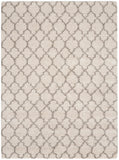 Nourison Amore AMOR2 Shag Machine Made Power-loomed Indoor only Area Rug Cream 7'10" x 10'10" 99446151315