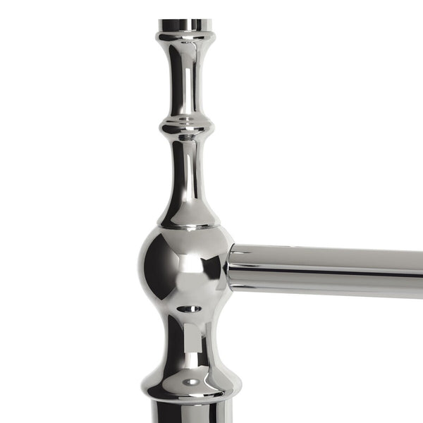 Safavieh Hamilton Console Sink Stand 22In Polished Chrome Wall Mount Chrome Stainless Steel  SKC4200A