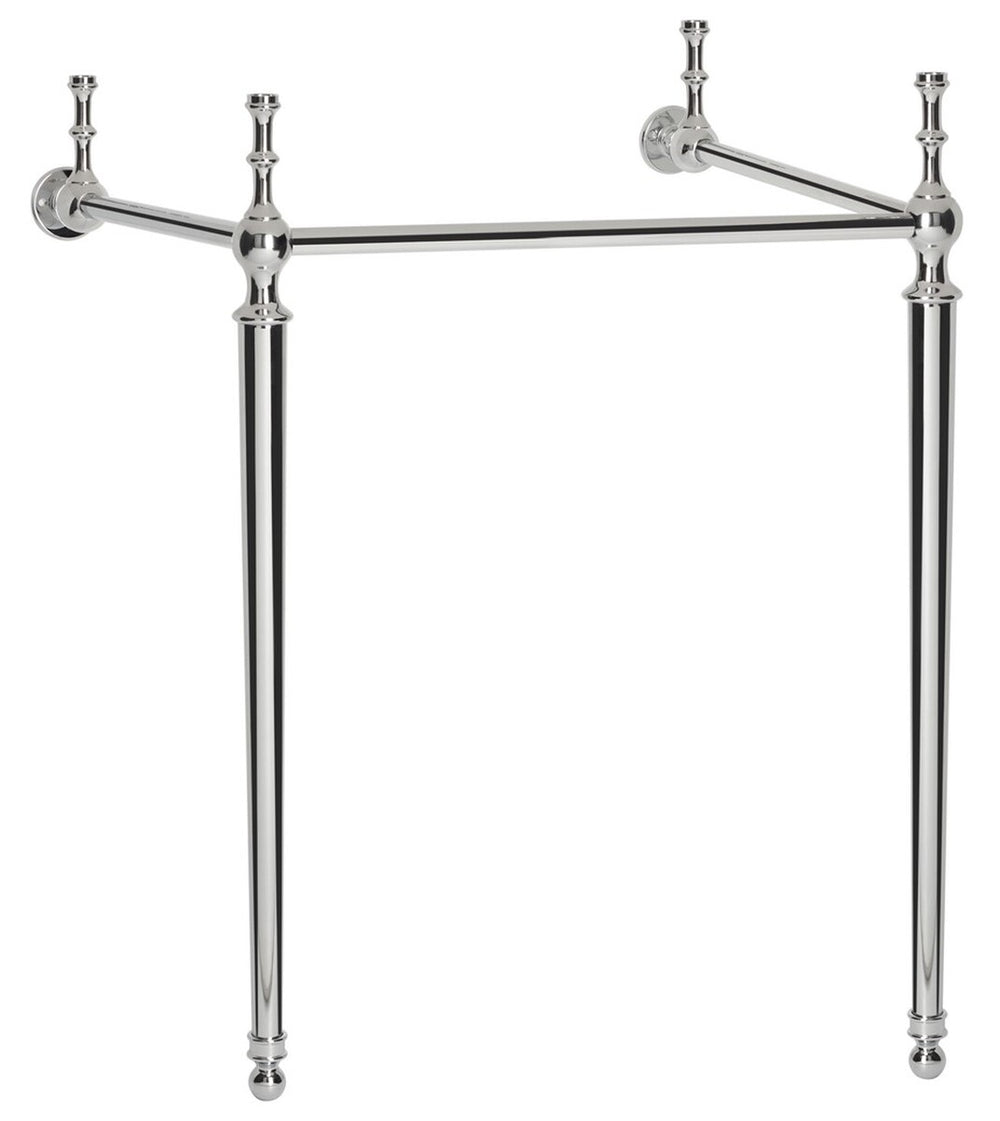 Safavieh Hamilton Console Sink Stand 22In Polished Chrome Wall Mount Chrome Stainless Steel  SKC4200A