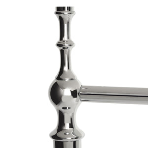 Safavieh Hamilton Console Sink Stand 28In Polished Chrome Wall Mount Chrome Stainless Steel  SKC4228C