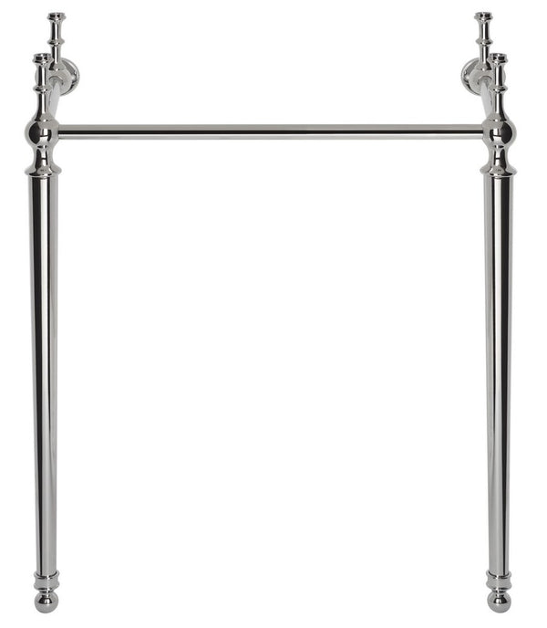 Safavieh Hamilton Console Sink Stand 28In Polished Chrome Wall Mount Chrome Stainless Steel  SKC4228C
