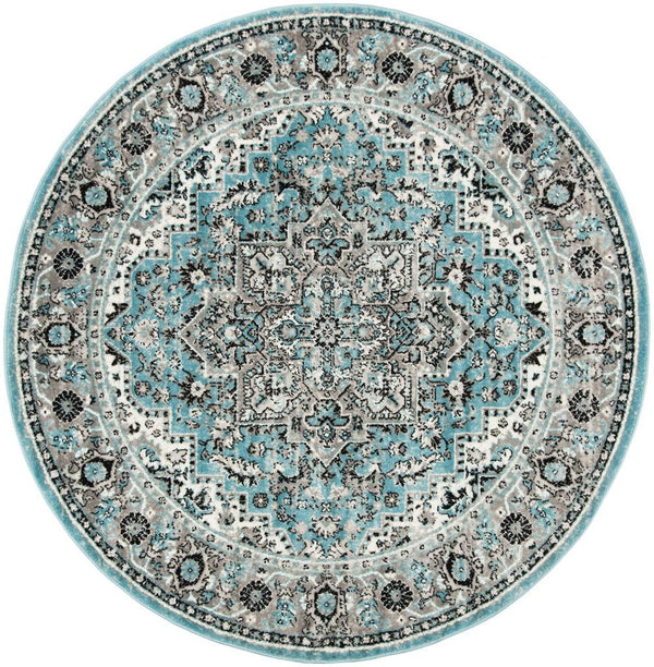 Safavieh Skyler 126 Power Loomed 55% Polypropylene/40% Jute/5% Polyester Rug SKY126M-7SQ