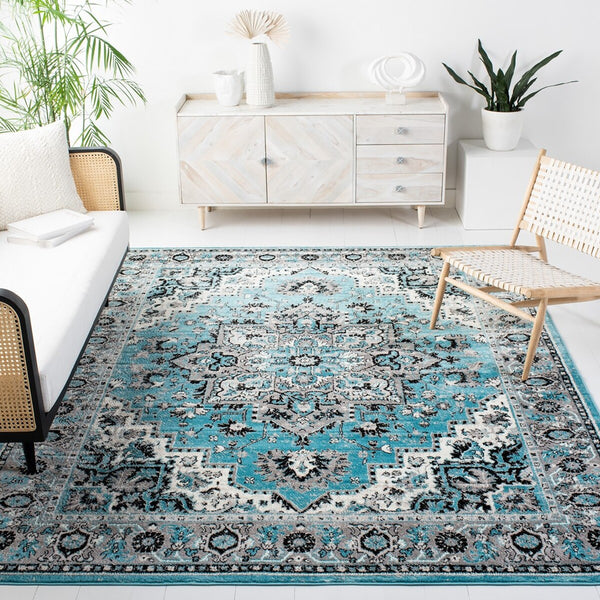 Safavieh Skyler 126 Power Loomed 55% Polypropylene/40% Jute/5% Polyester Rug SKY126M-7SQ