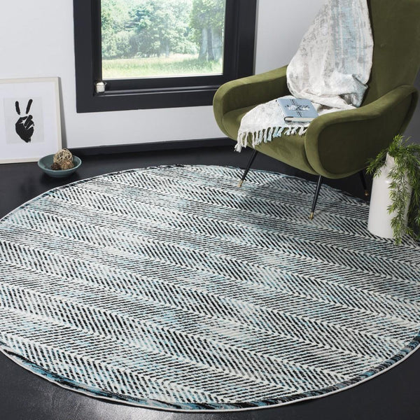 Safavieh Skyler 194 Power Loomed 55% Polypropylene/40% Jute/5% Polyester Rug SKY194B-5