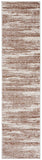 Skyler 500 Skyler 501 Contemporary Power Loomed 80% Polypropylene, 20% Polyester Rug Brown / Ivory