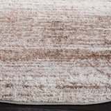 Skyler 500 Skyler 501 Contemporary Power Loomed 80% Polypropylene, 20% Polyester Rug Brown / Ivory