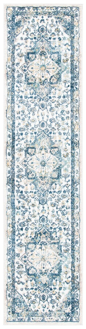 Skyler 500 Skyler 541 Transitional Power Loomed 80% Polypropylene, 20% Polyester Rug Ivory / Navy