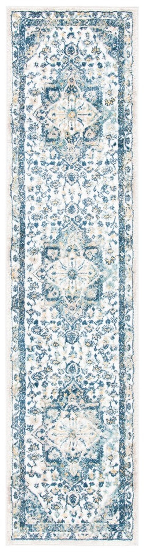 Skyler 500 Skyler 541 Transitional Power Loomed 80% Polypropylene, 20% Polyester Rug Ivory / Navy