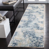 Skyler 500 Skyler 543 Contemporary Power Loomed 80% Polypropylene, 20% Polyester Rug Navy / Gold