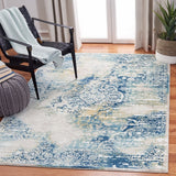 Skyler 500 Skyler 543 Contemporary Power Loomed 80% Polypropylene, 20% Polyester Rug Navy / Gold