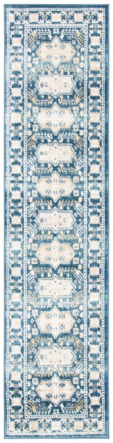 Skyler 500 Skyler 544 Transitional Power Loomed 80% Polypropylene, 20% Polyester Rug Beige / Navy