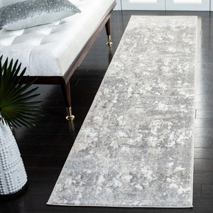 Skyler 500 Skyler 562 Contemporary Power Loomed 80% Polypropylene, 20% Polyester Rug Light Grey / Grey