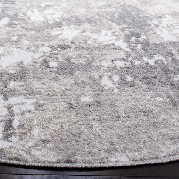 Skyler 500 Skyler 562 Contemporary Power Loomed 80% Polypropylene, 20% Polyester Rug Light Grey / Grey