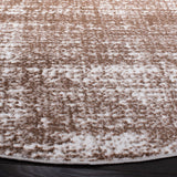 Skyler 500 Skyler 563 Contemporary Power Loomed 80% Polypropylene, 20% Polyester Rug Brown / Ivory