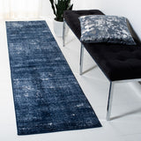 Skyler 500 Skyler 563 Contemporary Power Loomed 80% Polypropylene, 20% Polyester Rug Navy / Ivory