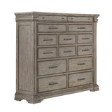 Pulaski Furniture Madison Ridge 14 Drawer Master Chest in Heritage Taupe P091127-PULASKI P091127-PULASKI