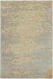 Slice of Nature SLI-6401 Modern Wool, Viscose Rug SLI6401-913 Light Gray, Khaki, Medium Gray, Tan 90% Wool, 10% Viscose 9' x 13'