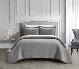 Austin Grey King 7pc Quilt Set