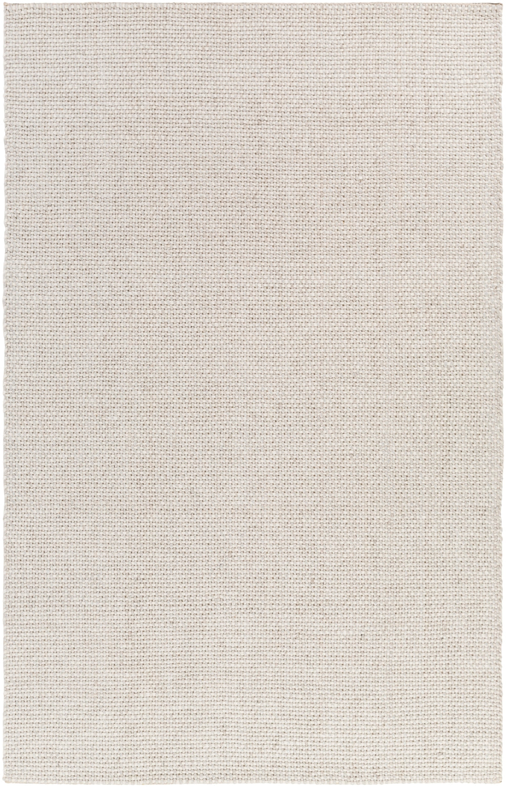 Solo SLO-14 Modern Viscose, NZ Wool Rug SLO14-69 Light Gray, White 70% Viscose, 30% NZ Wool 6' x 9'