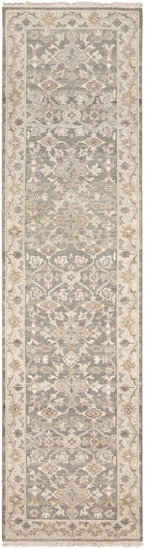 Soumek SMK-102 Traditional NZ Wool Rug SMK102-912 Taupe, Dark Brown, Butter, Cream 100% NZ Wool 9' x 12'