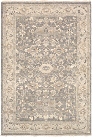 Soumek SMK-102 Traditional NZ Wool Rug SMK102-912 Taupe, Dark Brown, Butter, Cream 100% NZ Wool 9' x 12'