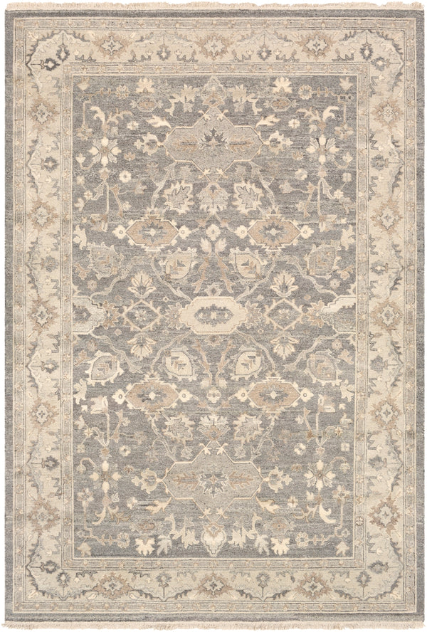 Soumek SMK-102 Traditional NZ Wool Rug SMK102-912 Taupe, Dark Brown, Butter, Cream 100% NZ Wool 9' x 12'