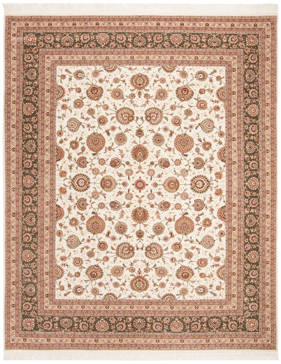 Tabriz SMPT Rug - Luxurious Silk & Wool Pile for Elegant Home Decor and Timeless Style