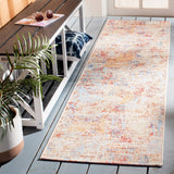 Summer 451 Indoor / Outdoor Power Loomed 23% Polyester 76% Polypropylene 1% Backing Material Rug Ivory / Light Blue