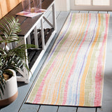 Summer 496 Indoor / Outdoor Power Loomed 23% Polyester 76% Polypropylene 1% Backing Material Rug Ivory / Green