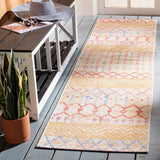 Summer 497 Indoor / Outdoor Power Loomed 23% Polyester 76% Polypropylene 1% Backing Material Rug Gold / Blue