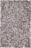 Summit SMT-6600 Modern Wool - Felted Rug SMT6600-58 Charcoal, Taupe, Cream, Black 100% Wool - Felted 5' x 8'