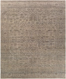 Smyrna SMY-2302 Traditional Wool Rug SMY2302-810 Charcoal, Beige, Black 100% Wool 8' x 10'