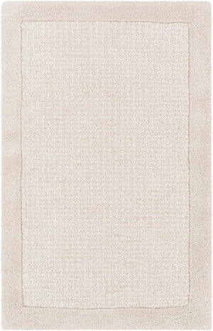 Siena SNA-2301 Modern Wool Rug SNA2301-912 Light Gray, Cream 100% Wool 9' x 12'