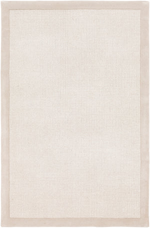 Siena SNA-2301 Modern Wool Rug SNA2301-576 Light Gray, Cream 100% Wool 5' x 7'6"