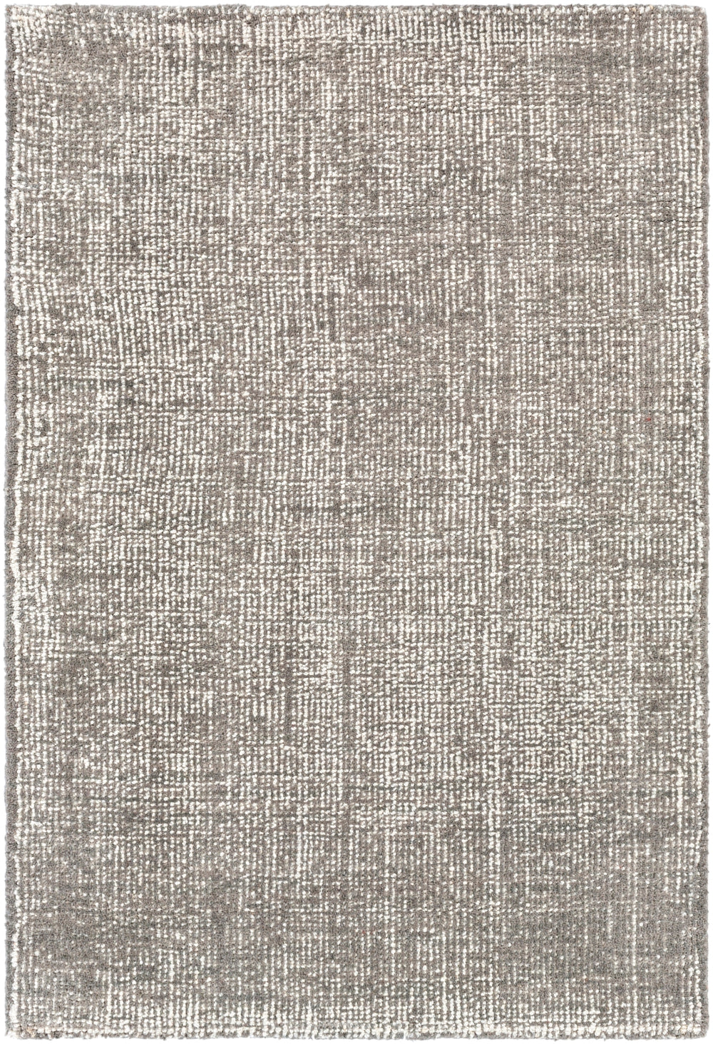 Siena SNA-2302 Modern Wool Rug SNA2302-912 Medium Gray, Light Gray, Cream 100% Wool 9' x 12'