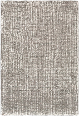 Siena SNA-2302 Modern Wool Rug SNA2302-912 Medium Gray, Light Gray, Cream 100% Wool 9' x 12'