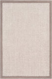Siena SNA-2302 Modern Wool Rug SNA2302-576 Medium Gray, Light Gray, Cream 100% Wool 5' x 7'6"