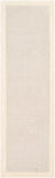 Siena SNA-2305 Modern Wool Rug SNA2305-268 Cream, Light Gray 100% Wool 2'6" x 8'