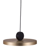 Zuo Modern Mozu Steel Modern Commercial Grade Ceiling Lamp Gold, Black Steel