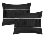 Cheryl Black King 10pc Comforter Set
