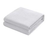 Teague White Queen 3pc Quilt Set