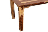 Porter Designs Taos Solid Sheesham Wood 72" Rectangular Natural Dining Table Natural 07-196-01-9015