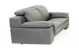 VIG Furniture Estro Salotti Evergreen Modern Stone Grey Italian Leather Sofa VGNT-EVERGREEN-SGRY-S VGNT-EVERGREEN-SGRY-S